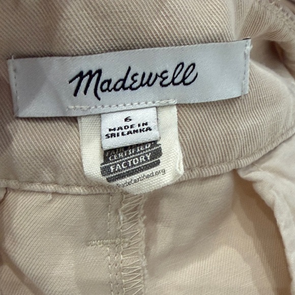 Madewell Cream Trousers - Picture 2 of 2
